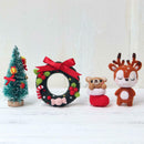Poked Bag Christmas Elk Craft Set Felt Material Wool Package Box Needle 5671