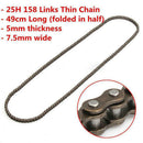 25H 158 Links Chain For 47/49cc Pocket Bike Mini Moto Quad Dirt ATV Scoot YZI