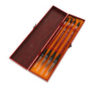 4 Pieces Wolf Hair Calligraphy Brush Pen Chinese Traditional Writing Painting