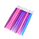 10X Cuticle Pusher Plastic Foils Nail Art Hoof Stick Tools Wrap Applicati TwJ Gw