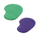 Mouse Mat Wrist Gel Rest Support Pad for PC Laptop Computing Purple+Green