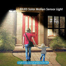 80 LED Outdoor Solar Power Motion Sensor Lights Garden Lamp PIR Flood B6Q5