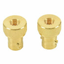 2pcs RF coaxial coax adapter SMA male to BNC female goldplated