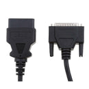 Car Vehicles OBDII Diagnostic Tool DB25 25Pin to OBD 2 16Pin Converter Cable