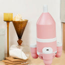 Mini Compact Rocket Shape Humidifier USB Ultrasonic Air Purifier LED Incens