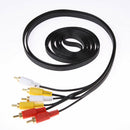 3 RCA Composite Male to Male Audio Video AV Cable for DVD TV