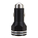 2 in 1 Car Life Safety Hammer / 2 Port Car Charger Window Breaker Emergency