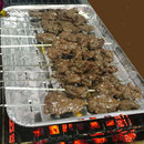 20pcs Disposable Aluminum Foil Barbecue Grilling CookingTrays Outdoor BBQ Spare