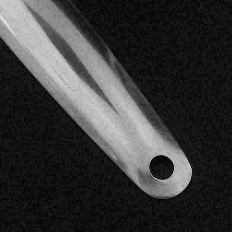 Stainless Steel Tongue Scraper Cleaner Pouchs Dental Oral Bacteria Long Han K3K5