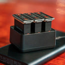 Portable Three-port Intelligent Battery USB Charging Hub BoxFor OSMO Action