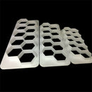 3pcs Geometry Hexagon Fondant Cookie Cuttter Fondant Mold Cake Decorating ToolJR