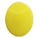 Silicone Face Cleansing Brushes Baby Shampoo Massage Mini Brush (Yellow)