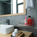 2 Pack Adhesive Bathroom Shelf Shower Shelf Bathroom Kitchen Organizer Rack