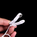 Electrode Lead Wires with 2 Ear Clips for Tens  Machine Massager 2.5mm BX