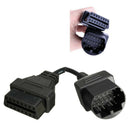 17 Pin to 16 Pin Female OBDII Car Diagnostic Connector Adapter Cabl- OZ