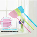 10pcs/set Long Handle Flexible Mosquito Fly Swatter Portable Manual Bug Zapper