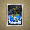 5D DIY Diamond Embroidery Global Butterfly Painting Home Decor Cross Stitch
