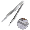 5Pcs Stainless Steel Tongs For Party Bar Clip Bread Food Ice Clamp Ice Tongs Gw