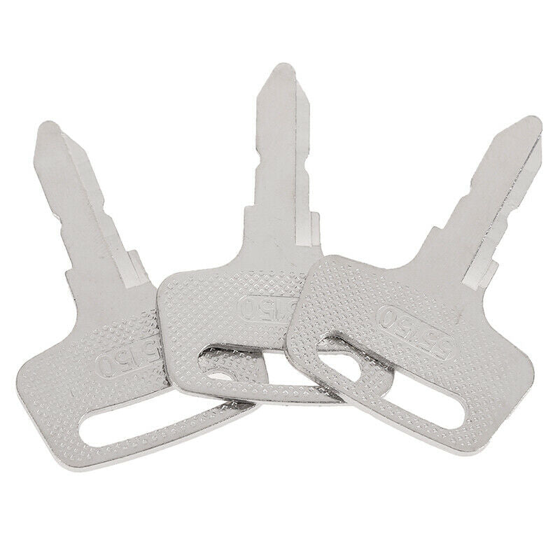 3Pcs Kubota Tractor Equipment Ignition Keys replaces 37410-55150 BX1500 Mo Hn