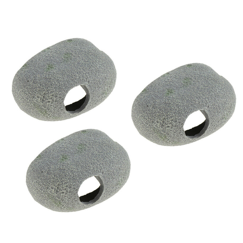 3 Pieces Fish Hiding Cave Aquarium Non - Toxic High Simulation Crawling Turtle