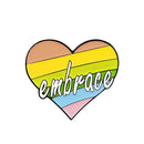 Women Men Rainbow Colorful Brooch Enamel Clothes Badge Collar Lapel Pin (3) A