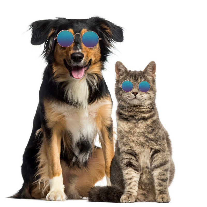 Lovely Dog Cat Glasses Pet Eye Protection Sunglasses Photos Props (Color) A