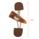 6 Pairs Sew om Horn Toggle Closures Sewing Buttons For Coat Jacket Duffle