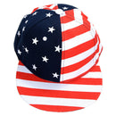 Red Casual USA Flag Print Hip-hop Cap For Men