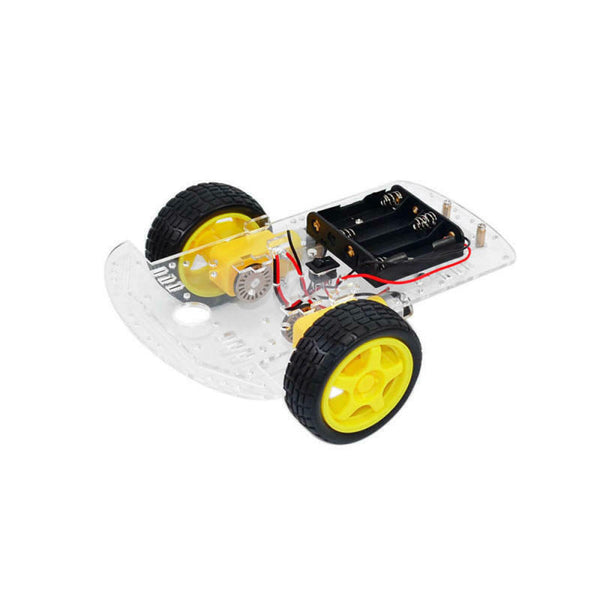 2WD Smart Motor Robot Car Chassis Battery Box Set Speed Encoder for Arduino QOK