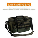 Outdoor Multifunction Canvas Fishing Bag Large Capacity Lure Fishing Tackle