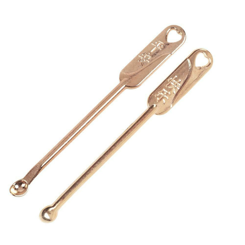 Portable Stainless Steel Earpick Metal Wax Remover Curette Ear Cleaner (1pc