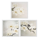 Wall Artwork White Blossom Canvas Wall Art Scenic Oil Painting 40x40cm