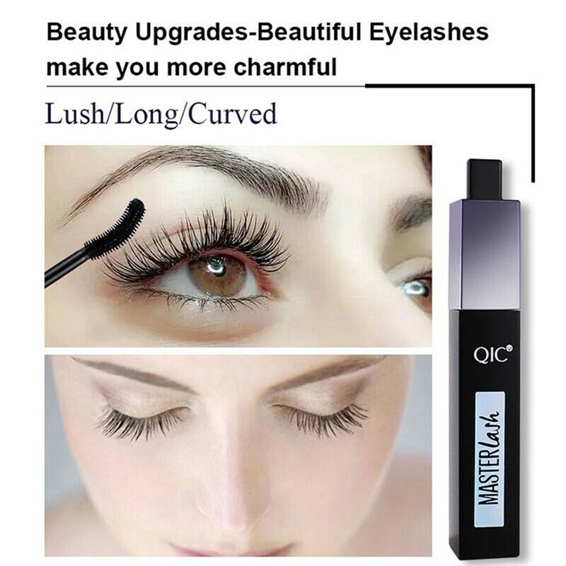 2Pcs Qic Mascara Maquillage Super Black Durable Waterproof Natural Thick Le G1L2