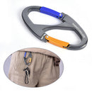 8 Shaped Carabiner Keychain Snap Clip Hook Hiking Buckle Outdoor Camping Too@