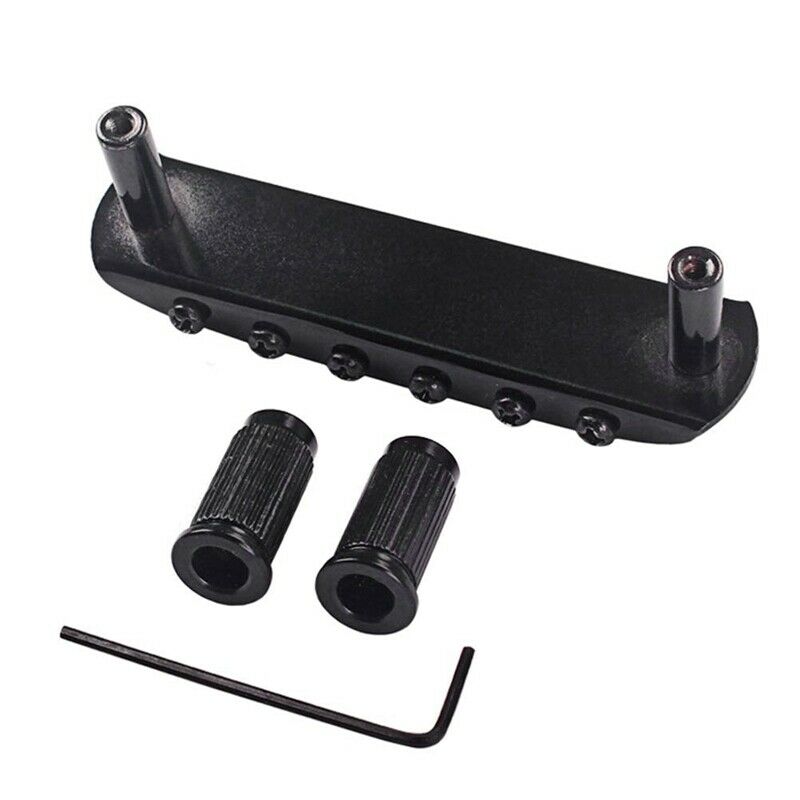 Black 6-String Guitar Bridge Jazz Bridge For 6-String Electric Guitar Saddl