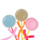 10 Set box for eyelash blank eyelashes plastic package Lollipop transparent OZ
