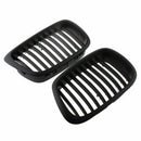 Pair of Black Kidney Front Grille Car Grille for 5 Series FOR BMW E39 1995-