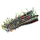 1 Yard 1.78'' Width Ethnic Style Tassel Jacquard Ribbon  with Glass Beads Lace