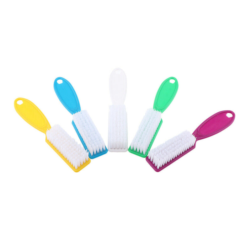Set of 5 Nail Art Dust Cleaning Brush Manicure Pedicure Nail Washing Brushes