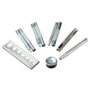 Set Of 12 Craft Tool Die Punch Snap Rivet Setter Base Kit For Diy Leather C