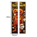 2pcs Halloween Pumpkin Lantern Wall Stickers Self-adhesive Removable Decals A
