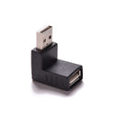 Hot USB 2.0 Male to Female 90 Degree Angled Coupler Adapter Connector
