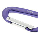 12KN Carabiner Clip Snap Hook Small Keyring Camping Sports Karabiner Purple