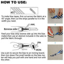 Fabric Bias Binding Tape Maker Kit Household DIY Sewing Quilting Tools Crafts