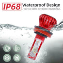 2pcs Car Motorcycle 3000K 6000K 8000K 4200LM COB LED Fog Lamp Tail Light Bulbs