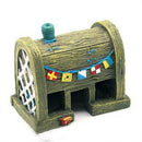 2 x Funny Castle House Aquarium Fish Tank Scenery Ornament Decoration DIY Double