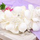 Wedding Bridal Hair Ornament Wedding Head Dress Flower Motif Clip Pin Comb