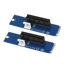 2pcs M.2 NGFF SSD to PCI-E Express 4X Converter Adapter Card Power Cable