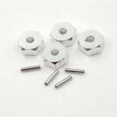 RC 1:10 5MM Thickness 12mm Wheel HEX 5.0 Hubs Drive Adaptor Pins & Screws JfTEU