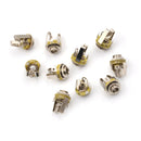 10x 3.5mm Stereo Jack Plate Connector Socket Chassis Panel Socket FT